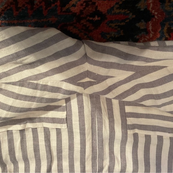 Offon Striped Linen Jumpsuit - Picture 7 of 7